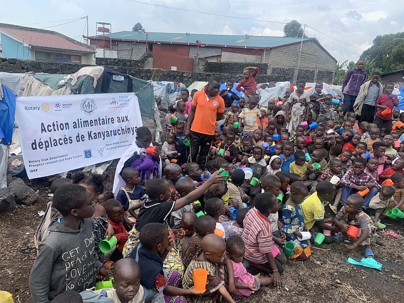 Action alimentaire pour les déplacés de Kanyaruchinya